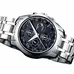 Mens Business Multifunction Steel Watchband Triple Windows Automatic Mechanical Watch Wristwatch - silver bezel black dial Mens Business Multifunction Steel Watchband Triple Windows Automatic Mechanical Watch Wristwatch - silver bezel black dial