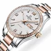 Mens Automatic Watch Rose Gold Stainless Steel Date Sapphire Crystal Mechanical Waterproof Watches