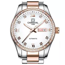 Mens Automatic Watch Rose Gold Stainless Steel Date Sapphire Crystal Mechanical Waterproof Watches Mens Automatic Watch Rose Gold Stainless Steel Date Sapphire Crystal Mechanical Waterproof Watches