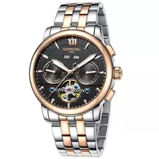 Men Automatic Mechanical Watch Tourbillon Stainless Steel Rose Gold Date Waterproof Analog Watches Men Automatic Mechanical Watch Tourbillon Stainless Steel Rose Gold Date Waterproof Analog Watches
