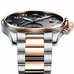 Men Pilot Automatic Mechanical Watch Luminous Dial Sapphire Glass Week Month 24/Hours Watches Blue