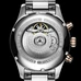 Men Aviator Automatic Mechanical Luminous Blue Dial Rose Gold Steel Case Sapphire Glass Week Watch Men Aviator Automatic Mechanical Luminous Blue Dial Rose Gold Steel Case Sapphire Glass Week Watch