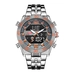 KAT-WACH KT1802 Quartz Mens Quartz Analog Watch Luxury Fashion Sport  Wristwatch Waterproof Stainless Watches for men 