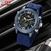  KAT-WACH KT1804 Mens Watches Top Brand Luxury 5ATM Waterproof 24 hour Date Quartz Watch Man Leather Sport Wrist Watch For Men
