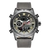 KAT-WACH KT1807 Sport Watch Leather Fashion Man Quartz LED Digital Clock 50M Waterproof Military Wrist Watch For men