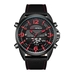 KAT-WACH KT1818 Fashion Top Brand Men Watch Leather 50M Waterproof Quartz Wristwatches Men's LED Military Sport Watch For Men