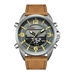 KAT-WACH KT1818 Fashion Top Brand Men Watch Leather 50M Waterproof Quartz Wristwatches Men's LED Military Sport Watch For Men