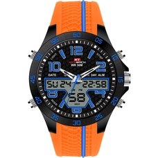 KAT-WACH KT722 Men Sport Watch Chronograph Silicone Strap Quartz Army Military Watches Clock Men Digital Watch