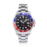 Parnis 40mm Mechanical Watches GMT Sapphire Crystal Man Watch 2018 Diver Watch Automatic relogio masculino Role Luxury Watch Men