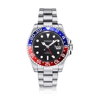 Parnis 40mm Mechanical Watches GMT Sapphire Crystal Man Watch 2018 Diver Watch Automatic relogio masculino Role Luxury Watch Men Parnis 40mm Mechanical Watches GMT Sapphire Crystal Man Watch 2018 Diver Watch Automatic relogio masculino Role Luxury Watch Men