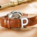 Parnis Watch Mechanical Women Bracelt 2018 Luxury Brand 27mm Sapphire Leather Gold Watch for Ladies Wrist Watch for Women PA2113