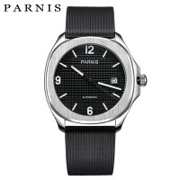 Parnis Mechanical Diver Watch Men Brand Sapphire Automatic mekanik erkek kol saati reloj automatico hombre relogio masculino