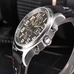 43mm Parnis Quartz Watch Analogue Chronograph Datejust Military Pilot Watch Diving watch 100m waterproof PA6052