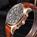 43mm Parnis Quartz Watch Analogue Chronograph Datejust Military Pilot Watch Diving watch 100m waterproof PA6052