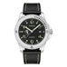 PARNIS Top Luxury Brand 2019 44mm Black Case Mechanical Automatic Men's Leather Watch Strap Luminous Calendar Men Watches Clock