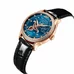 Reef Tiger Blue Dial Watches for Women Diamonds Rose Gold Automatic Watches RGA1550