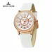 Reef Tiger Fashion Watches for Women White MOP Dial Rose Gold Watches Diamonds Quartz Watch RGA1563