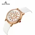 Reef Tiger Fashion Watches for Women White MOP Dial Rose Gold Watches Diamonds Quartz Watch RGA1563