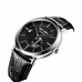 Reef Tiger Casual Watches for Men Small Seconds Leather Strap Steel Case Automatic Watches RGA161