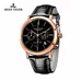 Reef Tiger Ultra Thin Rose Gold Tone Wrist Watches For Men Analog Display Quartz Watches RGA162