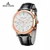 Reef Tiger Ultra Thin Rose Gold Tone Wrist Watches For Men Analog Display Quartz Watches RGA162