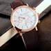 Reef Tiger Ultra Thin Rose Gold Tone Wrist Watches For Men Analog Display Quartz Watches RGA162