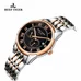 Reef Tiger Business Watch for Men Four Hands Two Tone Watches Automatic Watches with Date RGA165
