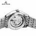 Reef Tiger Mens Business Watches For Hands Stainless Steel Automatic Analog Watches RGA165