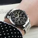 Reef Tiger Mens Sport Chronograph Watch Date Steel Yellow Hands Quartz Watches RGA1663