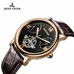 Reef Tiger Casual Tourbillon Watches for Men Date Day Rose God Luminous Automatic Watches RGA191