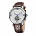 Reef Tiger Men's Tourbillon Watch Date Day Steel Alligator Strap Luminous Watches RGA191
