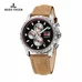 Reef Tiger Sport Chronograph Watch Date Steel Black Dial Luminous Mens Watch RGA3029