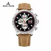 Reef Tiger Sport Chronograph Watch Date Steel Black Dial Luminous Mens Watch RGA3029