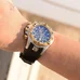 Reef Tiger Mens Sport with Date Yellow Gold Chronograph Analog Quartz Watches Rubber Strap RGA303