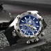 Reef Tiger Mens Sport Watch with Chronograph Date Steel Super Luminous Quartz Watches RGA303