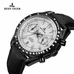 Reef Tiger Mens Sport Watch with Chronograph Nylon Strap Luminous Analog Quartz Watches RGA3033
