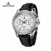 Reef Tiger Sport Watches for Men Chronograph Steel Watches Leather Strap RGA3033