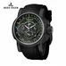 Reef Tiger Mens Chronograph Sport Rubber Strap Quartz Black Steel Watches RGA3063