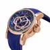 Reef Tiger Chronograph Sport Watches Blue Dial Rubber Strap Quartz Movement RGA3063