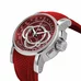 Reef Tiger Red Dial Chronograph Sport Watches Men's Steel Case Rubber Strap RGA3063
