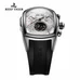 Reef Tiger Luminous Sport Watch for Men Tourbillon Analog Automatic Watches Rubber Strap RGA3069