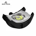 Reef Tiger Men's Sport Watches Black Steel Tourbillon Rubber Strap Automatic Watch RGA3069