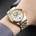 Reef Tiger Casual Watches For Business Men Yellow Gold Tone Black Dial Quartz Wrist Watch RGA830
