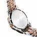 Reef Tiger Casual Watches For Business Men Rose Gold Tone Black Dial Quartz Wrist Watch RGA830