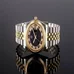 REGINALD Fashion Unisex Watch Luminous Hands Sapphire Gold Stainless Steel Quartz Diamond Dial Watches RE-188-HZBK
