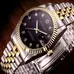 REGINALD Luxury Unisex Classic Round Gold Silver Two Tone Stainless Steel Analog Quartz Wrist Watch